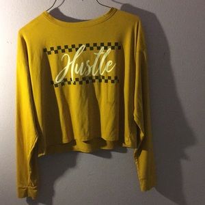 LONG SLEEVE CROP TOP !!